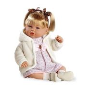  Arias ELEGANCE мягк кукла 45 см., в одежде, со звуковой эфф. смех при нажатии на животик (3хLR44/AG1, фото 1 