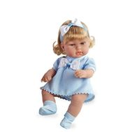  Arias ELEGANCE кукла-блондинка винил.в голубом платье с бантом,33см,короткие,  Т59280, фото 1 