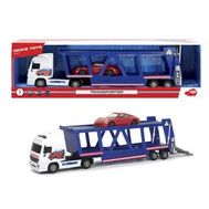  Трейлер автовоз + машинка Porsche, 38см, 1:43, фрикц.,1/12,  3747004, фото 1 