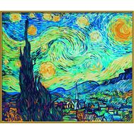  50х60 см, Репродукция «Звездная ночь» Ван Гог, 1/4,  9360606, фото 1 