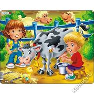  BM5 - Дети на ферме. Корова, LARSEN BM5, фото 1 