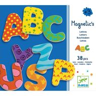  Детская разв. магн. игра Латинские буквы, 38 шт, д, Djeco 03100, фото 1 