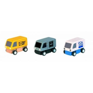  Набор детских машинок PLAN TOYS Plan City Фургоны поставки, 6003, фото 1 