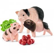  Набор детских фигурок Schleich Мама свинья с поросятами, 42422, фото 1 