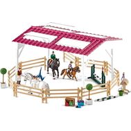  Набор детский Schleich Школа верховой езды, с пикапом и фургоном для лошадей, 42403, фото 1 