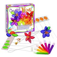  Набор для детского творчества SentoSpherE Кристалл Витражные цветы, 951, фото 1 