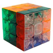  Кубик головоломка 1toy, прозрачный, 3х3, 5,5 см, блистер 14х19,5 см, Т14217, фото 1 