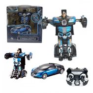  Радиоуправляемый робот 1toy спортивный автомобиль, 30 см, синий, Т10862, фото 1 