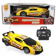  Радиоуправляемая машинка 1toy Спортавто, 1:24, 20 см, на батарейках, свет, жёлтая, Т13843, фото 1 