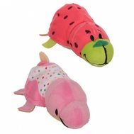  Мягкая игрушка 1toy Вывернушка Ням-Ням, 2 в 1, Морж-Дельфин, с ароматами, 12 см, Т13909, фото 1 