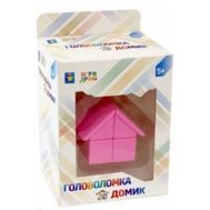  Головоломка 1toy Домик, 7х6,5 см, коробка 12х8х19,5 см, Т14211, фото 1 