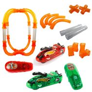  Трубопроводный авто-трек 1Toy Hot Wheels, 39 деталей, ИК пульт, 2 болид со светом, Т14098, фото 1 