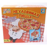  Настольная игра 1Toy ИГРОДРОМ Неуловимая пицца, Т13552, фото 1 