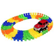  Гибкий трек 1toy Большое путешествие, 57 деталей, машинка, 24x17x6 см, Т10555, фото 1 