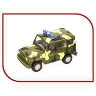 Инерционная машинка Play Smart, свет, звук, открается дверь УАЗ Hunter хаки, 23 см, Р40510, фото 1 