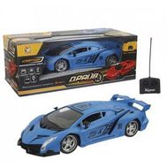  Радиоуправляемая машинка 1toy Драйв, 1:16, 27 см, АКБ, свет, матовая, синяя, Т13857, фото 1 