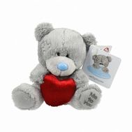 Мягкая игрушка 1Toy Me to You, Мишка, плюш, с сердечком, 9 см,  Т15161, фото 1 