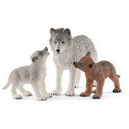  Детская фигурка Schleich Волчица с волчатами, 42472, фото 1 