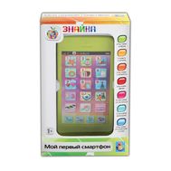  Детская игрушка 1toy Знайка смартфон, интерактивный, двуязычный, батарейки, Т57331, фото 1 