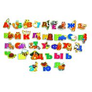  Детская игрушка Мастер игрушек Животный мир алфавит, русский, магнитные, IG0033, фото 1 