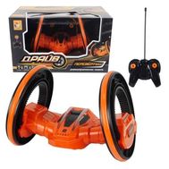  Радиоуправляемая машинка 1Toy, Драйв, трюковая, двухколёсная, перевёртыш, свет, c АКБ, оранжевый, Т10944, фото 1 