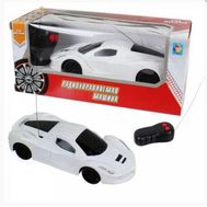  Радиоуправляемая машинка 1toy Спортавто, 1:26, 17 см, на батарейках, белая, Т13821, фото 1 