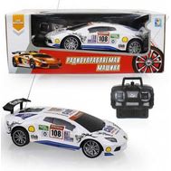  Радиоуправляемая машинка 1toy Спортавто, 1:24, 20 см, на батарейках, свет, белая, Т13841, фото 1 