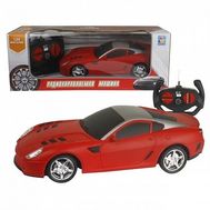  Радиоуправляемая машинка 1toy Спортавто, 1:24, 20 см, на батарейках, свет, матовая, красная, Т13849, фото 1 