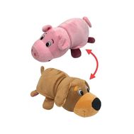  Мягкая игрушка 1toy Вывернушка, 2 в 1, Собака-Свинья, плюш, 35 см, Т13796, фото 1 
