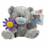  Мягкая игрушка 1Toy Me to You, Мишка, плюш, с цветочком, 9 см,  Т15162, фото 1 