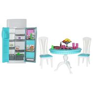  Набор мебели для кукол 1toy, кухонный стол, холодильник, 26х24х6,5 см, Т52112, фото 1 