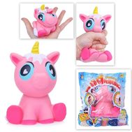  Мягкая игрушка антистресс 1toy мммняшка squishy (сквиши), единорожек сидящий, 15/7/7, Т14703, фото 1 