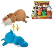  Мягкая игрушка 1toy Вывернушка, 2 в 1, Морж-Дельфин, 20 см, Т10924, фото 1 