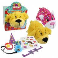  Мягкая игрушка 1toy Вывернушка-Сюрприз, 2 в 1, Золотистый ретривер, набор, 23 см, аксессуары, Т13644, фото 1 