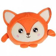  Мягкая игрушка 1toy Squishimals, Рыжая лиса, плюш, 20 см, Т14351, фото 1 