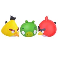  Детская игрушка 1toy Angry Birds, набор, для ванны, свинья, красная птица, желтая птица, Т56593, фото 1 