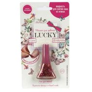  Лак для ногтей Lucky Конфетти, с блёстками, 25К розовый, объем 5,5 мл, Т14136, фото 1 