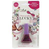  Лак для ногтей Lucky Конфетти, с блёстками, 15К фиолетовый, объем 5,5 мл, Т14132, фото 1 