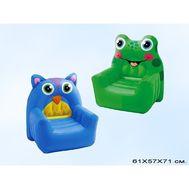  Надувное кресло Intex, для детей, 2 цвета, 61х57х71 см, с68596, фото 1 