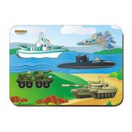  Деревянный вкладыш "Военная техника",  011401, фото 1 