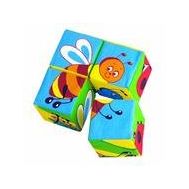  Игрушка кубики "Собери картинку"(Насекомые),  238, фото 1 