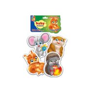  Игр. н-р "Мягкие пазлы" "Baby puzzle Пушистики",  VT1106-05, фото 1 