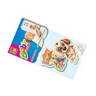  Мягкие магнитные Baby puzzle "Домашние любимцы",  VT3208-02, фото 1 