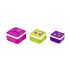  Контейнеры для еды 3 шт, розовый/фиолетовый/зелены, Trunki 0300-GB01, фото 1 