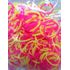  Резинки Силикон Неон Розовый/Желтый Yellow/Pink, фото 2 