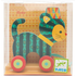 Игрушка-каталка детская Djeco Кот Нэко, на веревке, дерево, 06233, фото 2 