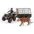  Набор детских фигурок Schleich Wild Life Квадроцикл, с прицепом для перевозки животных,42351-DIS, фото 1 