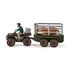  Набор детских фигурок Schleich Wild Life Квадроцикл, с прицепом для перевозки животных,42351-DIS, фото 4 