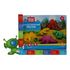  Фантастический песок 1toy Добр Бобр, набор, 3 цвета, 3 формочки динозавры, КС002, фото 10 