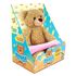  Мягкая интерактивная игрушка 1toy Мишка Играет в Прятки, розовое одеялко, 7 фраз, смех, 25 см, Т13783, фото 2 